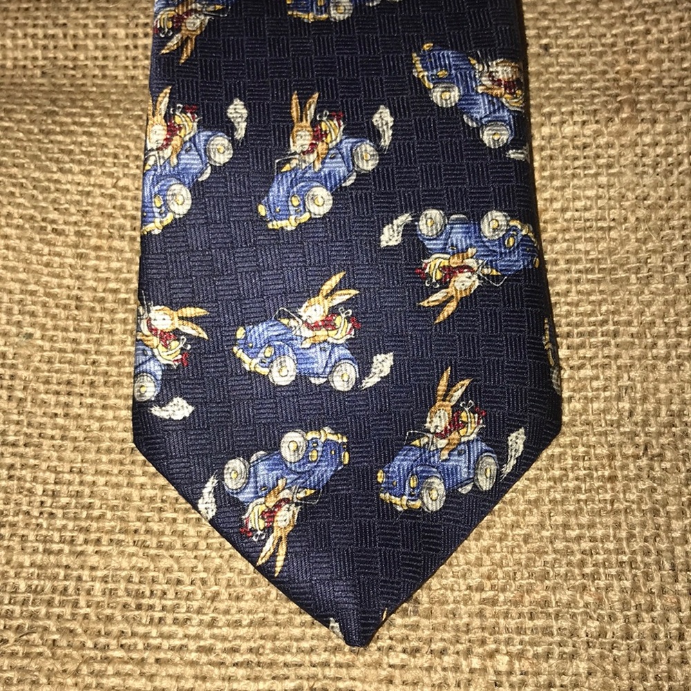Class Club 🐰boys blue 🐰bunny tie